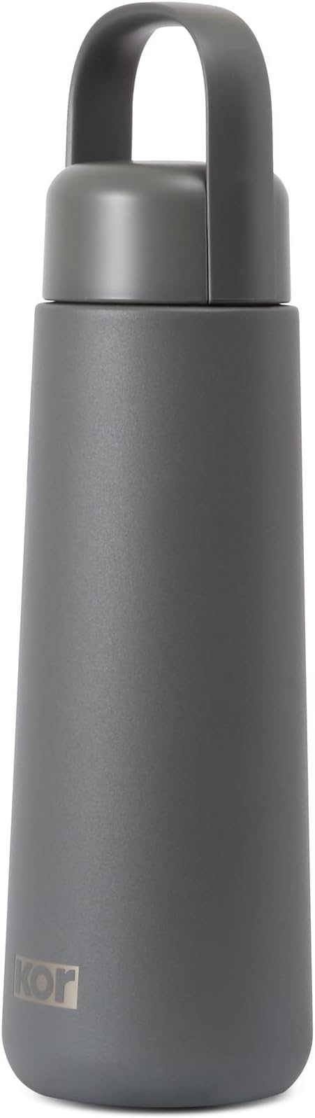 KOR Melrose 20oz Double Wall Insulated Water Bottle - Keeps Beverages Hot for 12hrs, Cold for 24hrs - Stainless Steel Design - Contoured Perfect Spout for Drinking