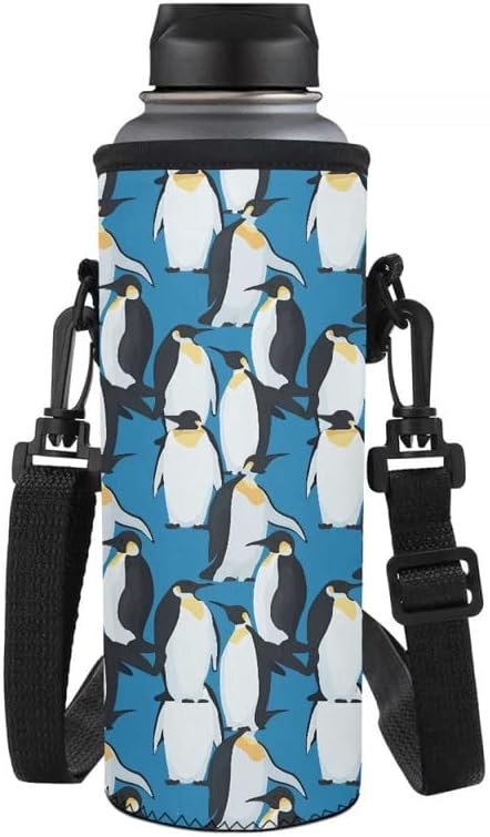 Jndtueit Basketball Water Pouch Holder, Soccer Bottle Cooler Cover Holder Strap for Outdoor Sports Gym Camping Walking