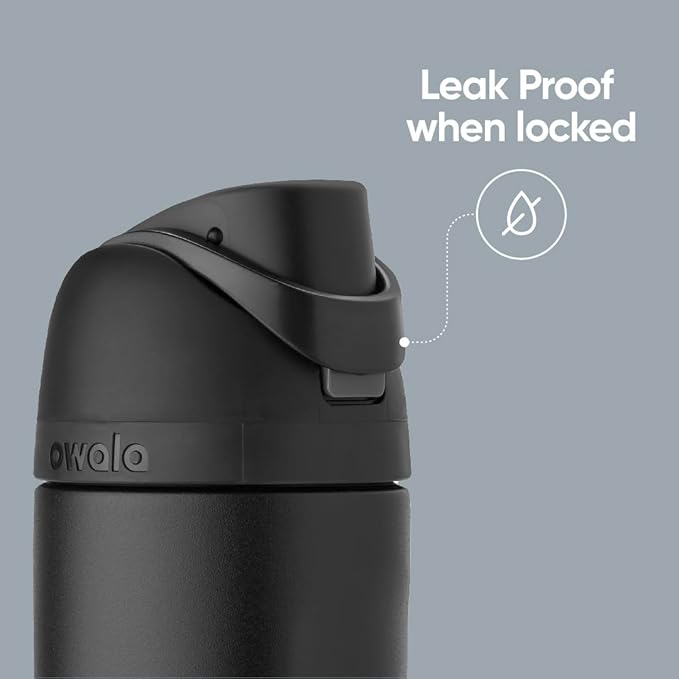 Owala FreeSip Insulated Stainless Steel Water Bottle with Straw for Sports and Travel, BPA-Free, 40oz, Iced Breeze