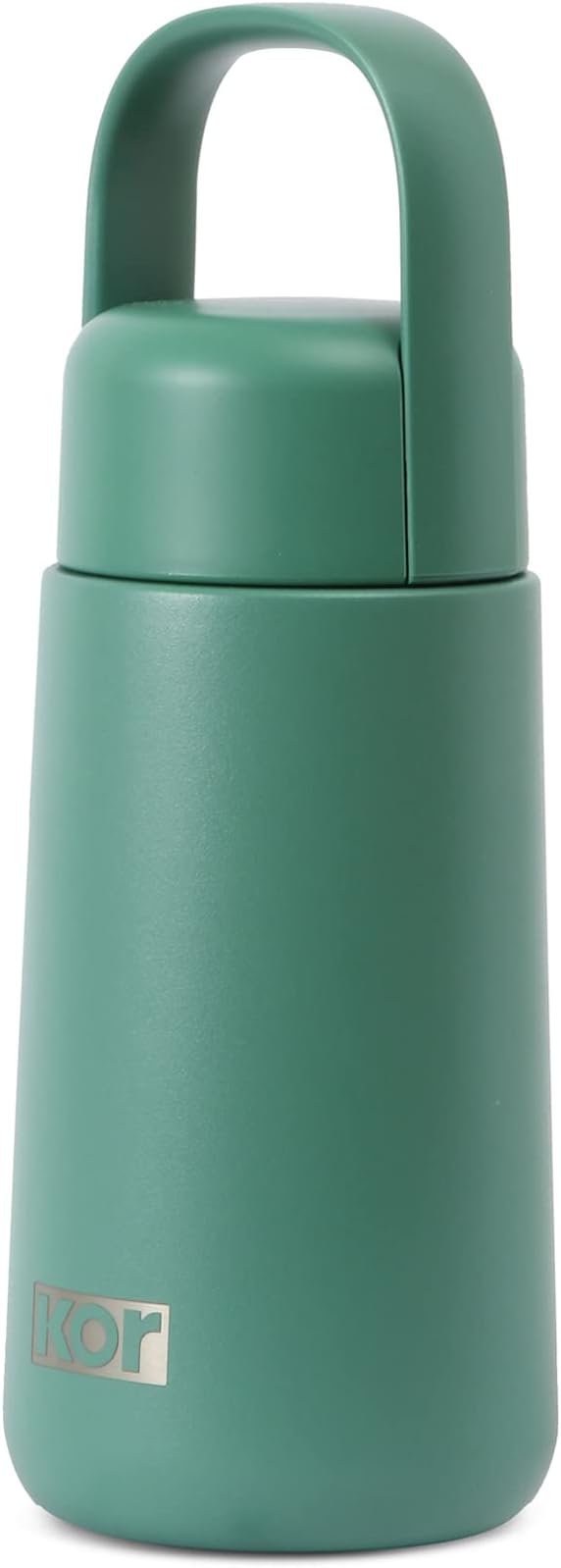 KOR Melrose 12oz Double Wall Insulated Water Bottle - Keeps Beverages Hot for 12hrs, Cold for 24hrs - Stainless Steel Design - Contoured Perfect Spout for Drinking