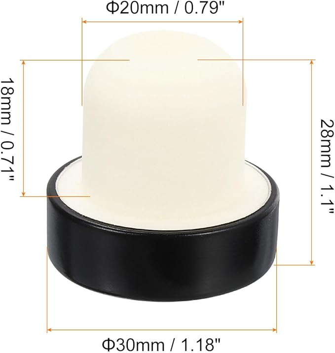 uxcell 16Pcs T-shaped Stoppers, 0.79inch Dia Cork Wine Stopper Reusable Wine Bottle Corks Sealing Plug for Wine Beer Beverage Bottle Crafts, Black