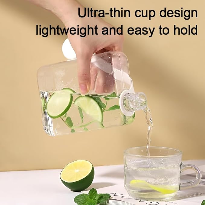 Flat Water Bottle Travel Flask Portable 10.5 oz BPA Free Tritan Square Water Bottles Leakproof Slim Water Bottle for Purse Travel Pocket Sports Fitness (Grey, 10.5)