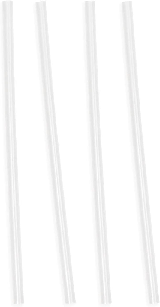 Simple Modern Straw Lid Replacement Straws - Four Pack - Fits All Summit and Hydro Flask Wide Mouth Water Bottle Sizes - Insulated Cap for 10, 12, 14, 16, 18, 20, 22, 24, 32, 40, 64 & 84 oz - Clear