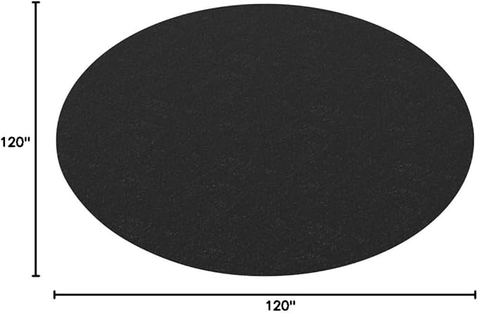 Nourison Essentials Solid Contemporary Black 10' x Round Area Rug