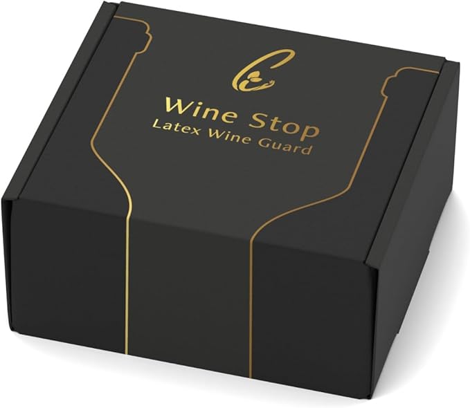Wine Stopper, Ultimate Protection for Wine Bottles, Made of Food Grade Latex for Wine and Beverages, Unique Gift for Wine Lovers (Pack of 24)
