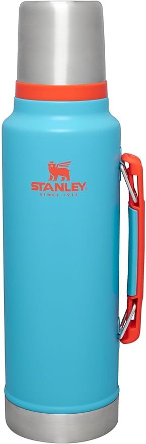 Stanley Classic Vacuum Insulated Wide Mouth Bottle -BPA-Free 18/8 Stainless Steel Thermos for Cold & Hot Beverages