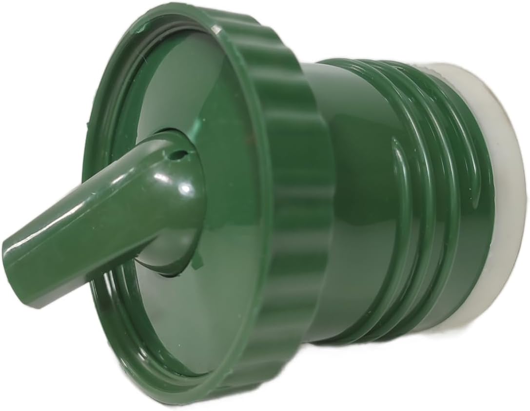 Stanley Thermo Stopper replacement for yerba mate drinking - Convert Stanley Thermo to Yerba Mate Termo Pico Mate/Pico cebador Stopper with High Precision Flow (Green, Set of 1)