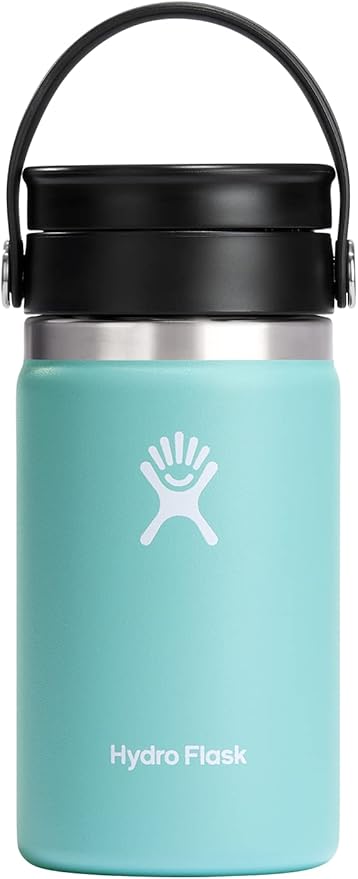 Hydro Flask Stainless Steel Wide Mouth Bottle with Flex Sip Lid and Double-Wall Vacuum Insulation for Coffee, Tea and Drinks