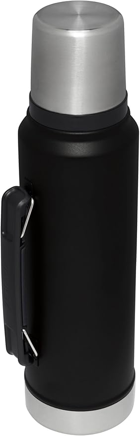 Stanley Classic Vacuum Insulated Wide Mouth Bottle -BPA-Free 18/8 Stainless Steel Thermos for Cold & Hot Beverages