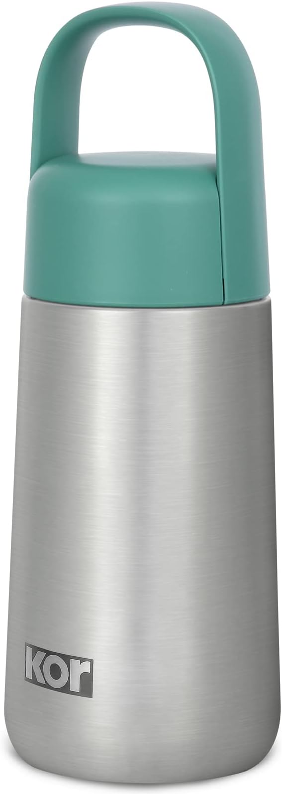 KOR Melrose 12oz Double Wall Insulated Water Bottle - Keeps Beverages Hot for 12hrs, Cold for 24hrs - Stainless Steel Design - Contoured Perfect Spout for Drinking