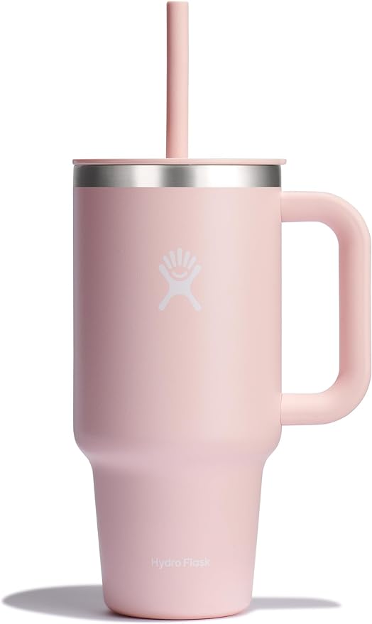 Hydro Flask Travel Tumbler Stainless Steel Vacuum Insulated Tumbler with Lid and Straw for Cold Water and Drinks for Sports, School, Work, Car, Travel, Weekends