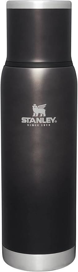 STANLEY Adventure To Go Insulated Travel Tumbler - 1.1QT - Leak-Resistant Stainless Steel Insulated Bottle with Insulated Cup Lid and Splash-Free Stopper