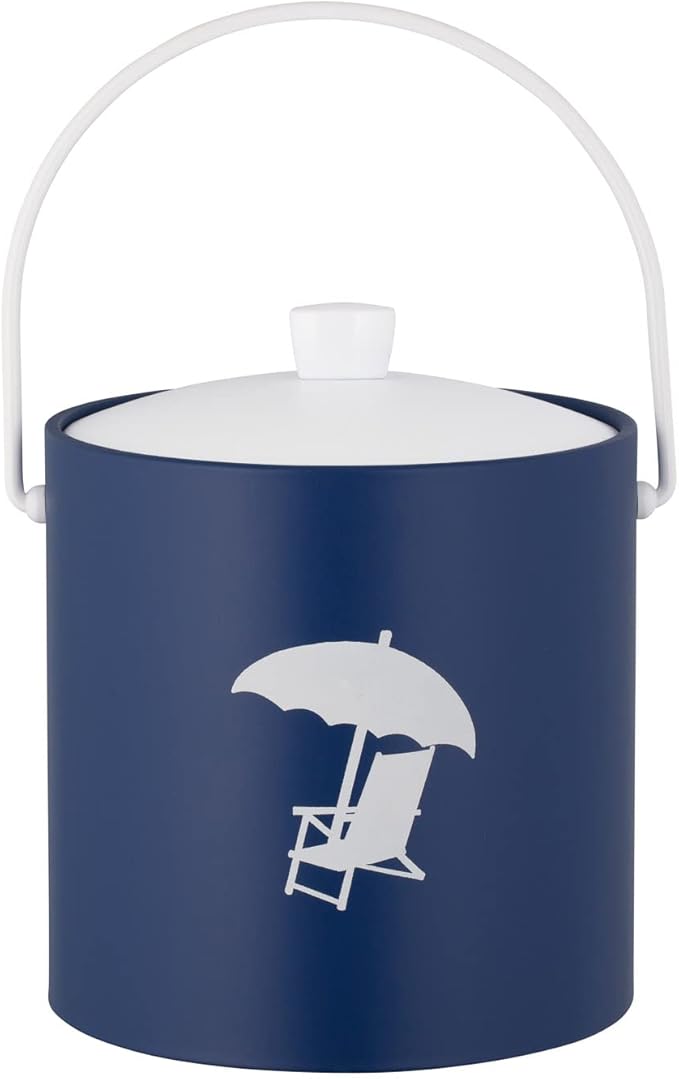 Kraftware Collection 3qt, Beach Chair, Royale Blue Pastimes 3 Quart Ice Bucket