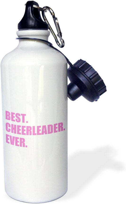 3dRose Best Ever-Text Gifts for Worlds Greatest Chef and Cooking Fans Sports Water Bottle, 21oz, Multicolored