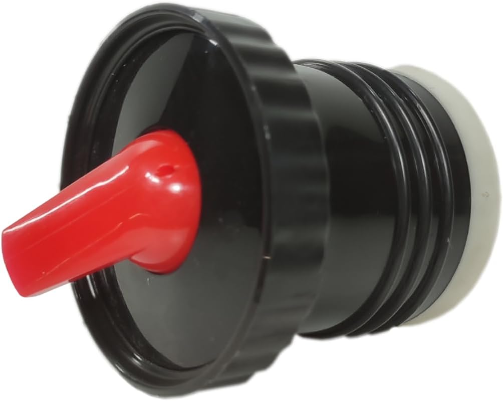 Stanley Thermo Stopper replacement for yerba mate drinking - Convert Stanley Thermo to Yerba Mate Termo Pico Mate/Pico cebador Stopper with High Precision Flow (Black, Set of 1)
