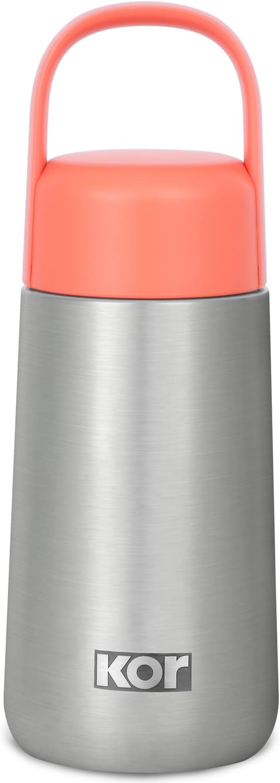 KOR Melrose 12oz Double Wall Insulated Water Bottle - Keeps Beverages Hot for 12hrs, Cold for 24hrs - Stainless Steel Design - Contoured Perfect Spout for Drinking