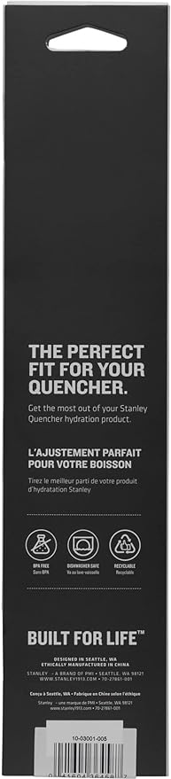 Stanley Reusable Quencher Straws | 4-Pack of BPA-Free, Reusable Straws for Clean Drinking | Perfect for Stanley's 30oz Tumblers | Clear