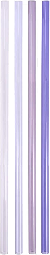 Stanley Reusable Quencher Straws | 4-Pack of BPA-Free, Reusable Straws for Clean Drinking | Perfect for Stanley's 30oz Tumblers | Purple