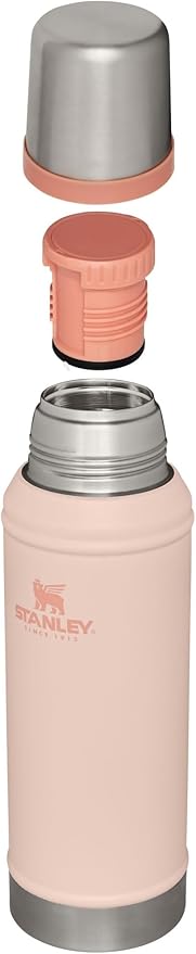 Stanley Classic Vacuum Insulated Wide Mouth Bottle -BPA-Free 18/8 Stainless Steel Thermos for Cold & Hot Beverages
