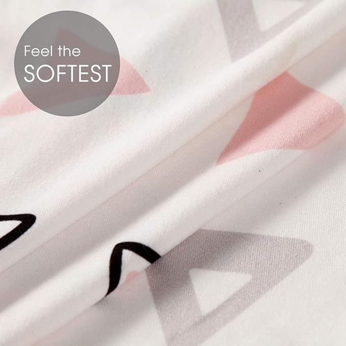 GRSSDER Stretchy Ultra Soft Fitted Bassinet Sheet Set 2 Pack, Universal Fit for Bassinets Baby Cradle Moses Basket Oval Rectangle Pad/Mattress, Dream Unicorn Bassinet Sheets for Babys and Girls