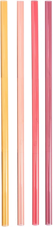Stanley Reusable Quencher Straws | 4-Pack of BPA-Free, Reusable Straws for Clean Drinking | Perfect for Stanley's 30oz Tumblers | Purple