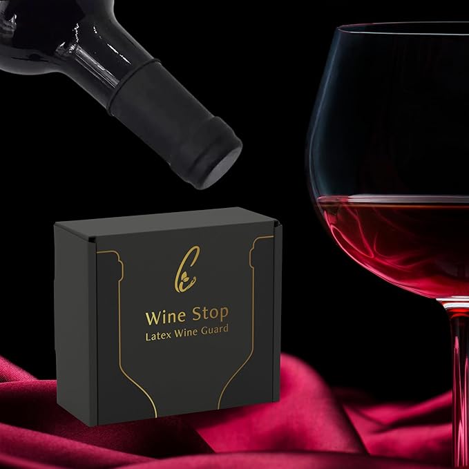 Wine Stopper, Ultimate Protection for Wine Bottles, Made of Food Grade Latex for Wine and Beverages, Unique Gift for Wine Lovers (Pack of 50)