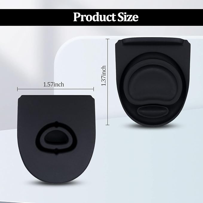 4Pcs Replacement Stopper Compatible with Owala FreeSip 19/24/32/40oz, Bottle Top Lid Stopper,Silicone Seal Bottle Cap Mouth Stopper Gasket, Replacement Parts for Owala 24oz 32oz, Black