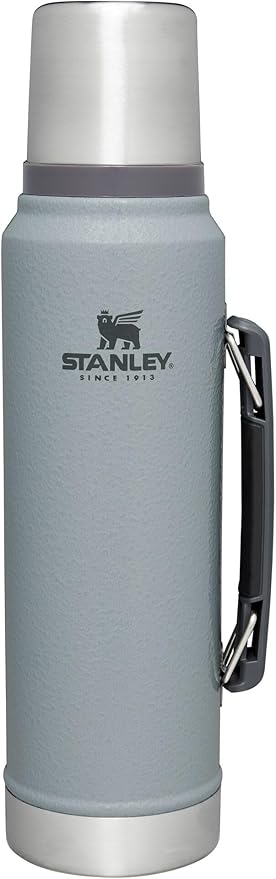 Stanley Classic Vacuum Insulated Wide Mouth Bottle -BPA-Free 18/8 Stainless Steel Thermos for Cold & Hot Beverages