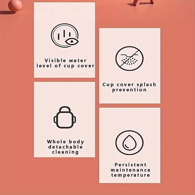 Thermal Vacuum Insulated Water Bottle with Straw & lid - Durable & Premium Design - Easy Open Button, Food Grade Stainless Steel - Dishwasher Safe kids cup (17 Oz)