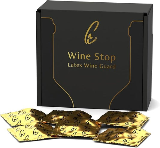 Wine Stopper, Ultimate Protection for Wine Bottles, Made of Food Grade Latex for Wine and Beverages, Unique Gift for Wine Lovers (Pack of 50)