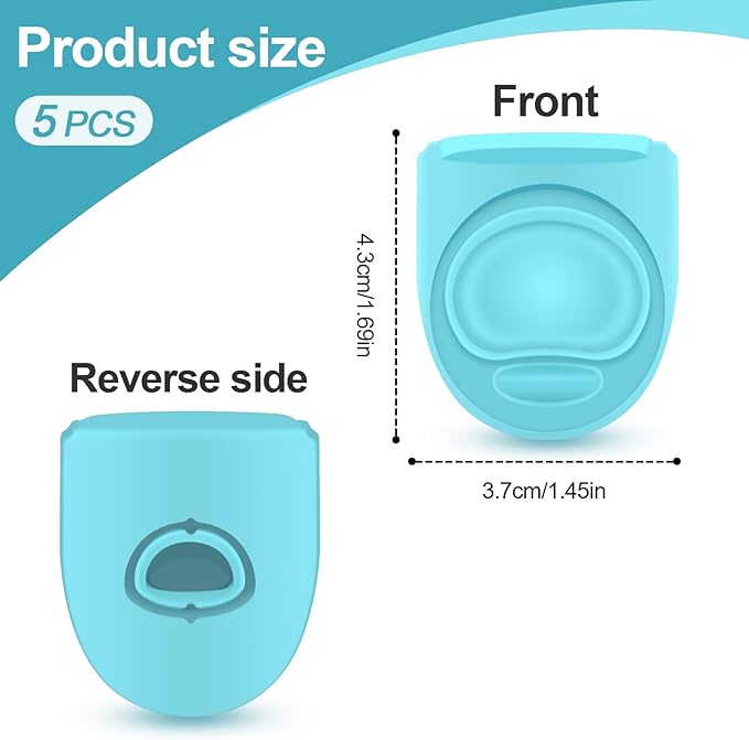 5 Pcs Replacement Stopper for Owala Free Sip 19/24/32/40 Ounce, Silicone Anti-Spill Lid Stopper Compatible with Owala Freesip