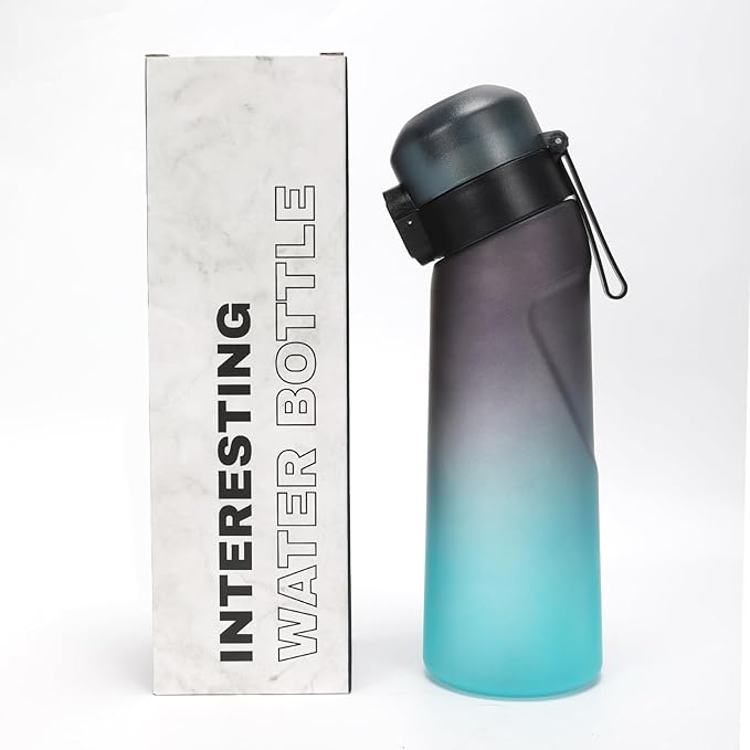Air Water Bottle with 7Pcs Flavor Pods 26.3Oz Scent Water Bottle Fruit Fragrance Water Bottle,Scent Water Cup,Sports Water Cup Suitable for Outdoor Sports