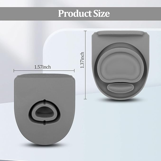 4Pcs Replacement Stopper for Owala Free Sip 24oz 32oz Water Bottle, Silicone Lid Stopper, Bottle Cap Mouth Seal Gaskets, Owala Water Bottle 19oz 40oz Accessories,Gray