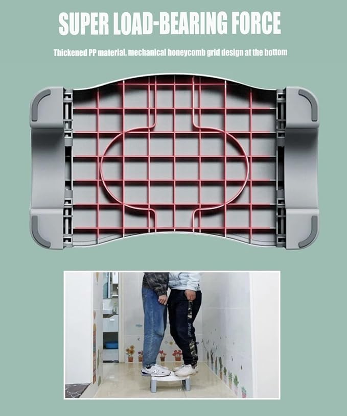 Kids Kitchen Step Stool for Toddlers, Step Stool Foldable, Toddlers Stool for Potty Training, Bathroom, Kitchen, Bedroom, Toy Room and Living Room