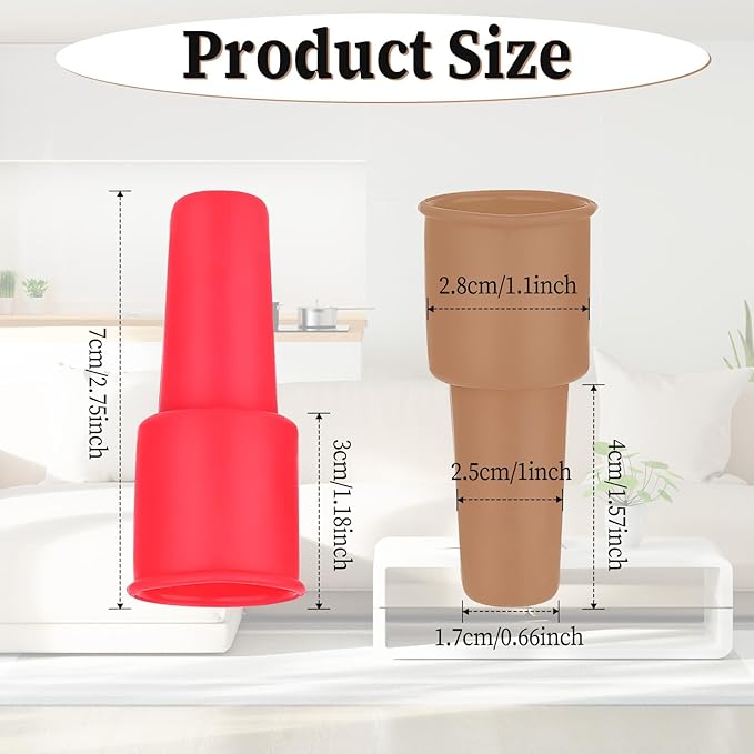 4 Pack Wine Stoppers Soft Silicone Bottle Sealer with Grip Top Reusable Beer Beverage Bottle Cover Wine Saver for Keeping Wine Champagne Fresh