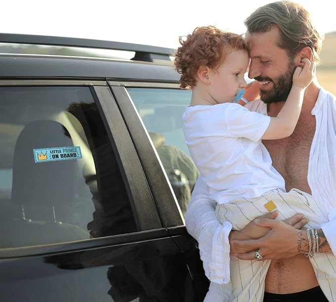 Baby Stickers for Car Decals Family Kids On Board Decal in Cars Vehicle Safety Signs Vinyl Bumper Removable Decals Label Drive Safely Around Window Sign Truck Label Decorations