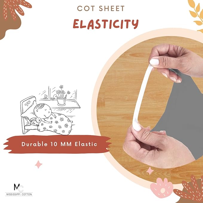 Pack of 24 Cot Sheet for Daycare Preschool Cot Bed -Polyblend Fabric with Corner Elastic Cots Sheets Fits On 22" X 40" Inches Size Toddler and Preschool Daycare Cot Dark Grey 22 X 40 Size