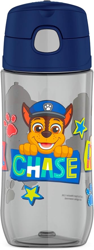 THERMOS FUNTAINER 16 Ounce Plastic Hydration Bottle with Spout, PAW PATROL