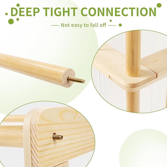 Stuffed Animal Zoo Storage Wood Extra Large Soft Toy Organizer Plush Holder Nursery Room Organizer Zoo Cage Storage, Kids Stuffed Animal Storage for Nursery Playroom Bedroom Kid Room