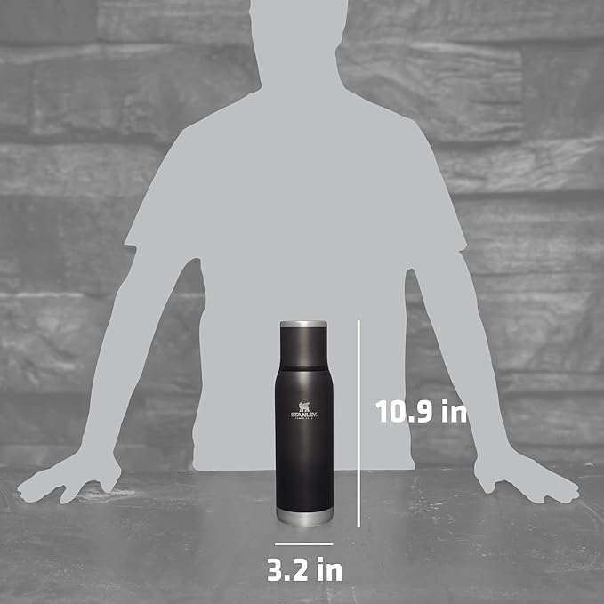 STANLEY Adventure To Go Insulated Travel Tumbler - 25oz - Leak-Resistant Stainless Steel Insulated Bottle with Insulated Cup Lid and Splash-Free Stopper