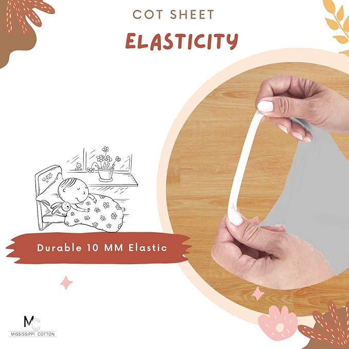 Pack of 12 Cot Sheet for Daycare Preschool Cot Bed -Polyblend Fabric with Corner Elastic Cots Sheets Fits On 22" X 52" Inches Size Toddler and Preschool Daycare Cot Light Grey 22 X 52 Size