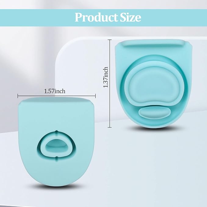 4Pcs Replacement Stopper Compatible with Owala FreeSip 19/24/32/40oz, Silicone Bottle Top Lid Stopper for Owala Free Sip 24 Oz, Replacement Parts for Owala Water Bottle,Blue