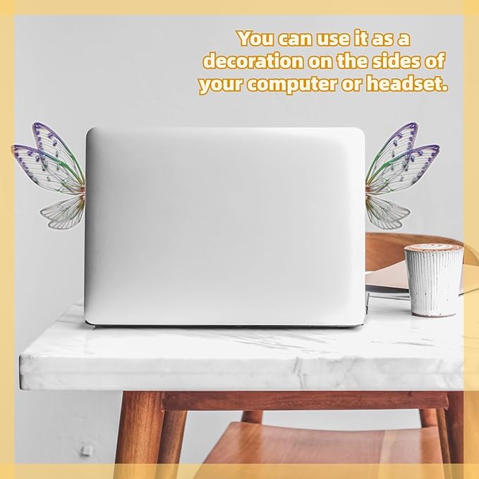 Wall Stickers Butterfly Wing Decorations Creative Wall Decal 3D Butterfly Sticker Decor for Computers Lamps Switches (Multicolor,3 PCS)