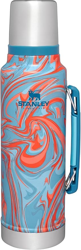 Stanley Classic Vacuum Insulated Wide Mouth Bottle -BPA-Free 18/8 Stainless Steel Thermos for Cold & Hot Beverages