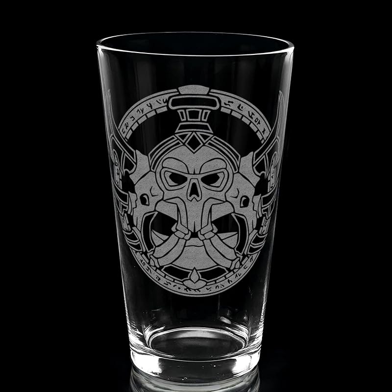 ROGUE WARCRAFT Engraved Pint Glass | Inspired by Warcraft | Great Gamer Gift Idea!