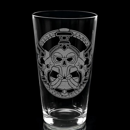 ROGUE WARCRAFT Engraved Pint Glass | Inspired by Warcraft | Great Gamer Gift Idea!