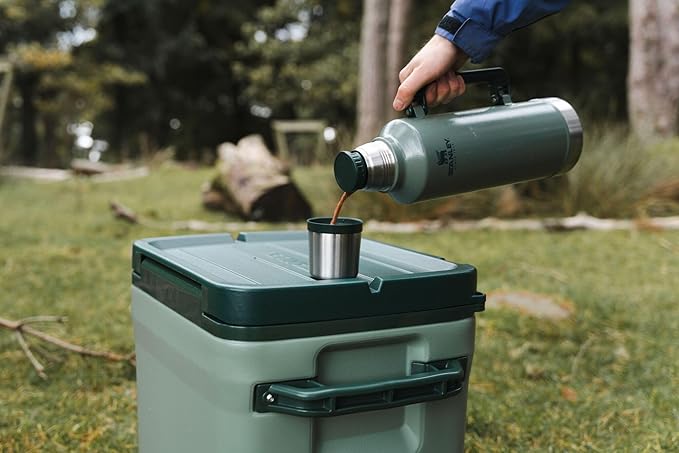 Stanley Classic Vacuum Insulated Wide Mouth Bottle -BPA-Free 18/8 Stainless Steel Thermos for Cold & Hot Beverages