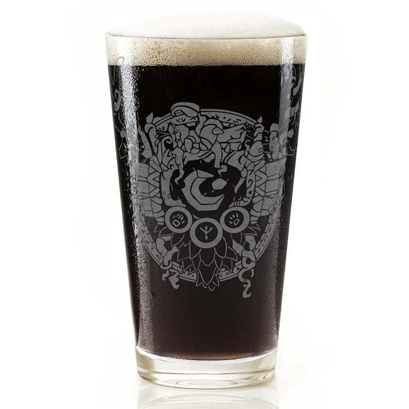 DRUID WARCRAFT Engraved Pint Glass | Inspired by Warcraft | Great Gamer Gift Idea!