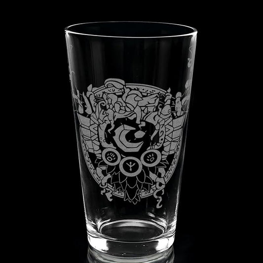 DRUID WARCRAFT Engraved Pint Glass | Inspired by Warcraft | Great Gamer Gift Idea!