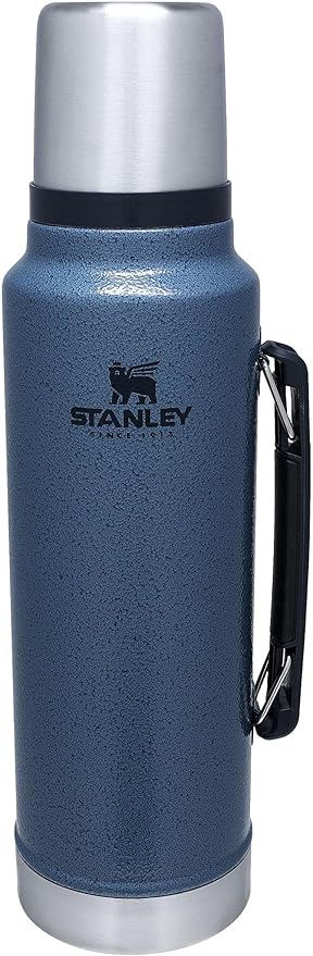 Stanley Classic Vacuum Insulated Wide Mouth Bottle -BPA-Free 18/8 Stainless Steel Thermos for Cold & Hot Beverages